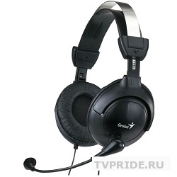 GENIUS HS-M505X черный 31710058101 Наушники с микрофоном, 1.5м